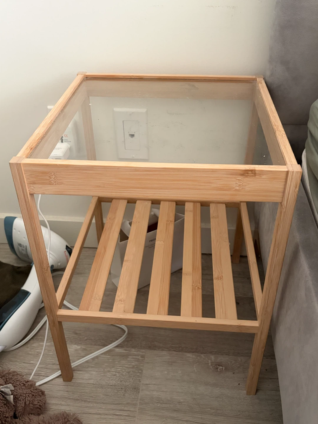 IKEA NESNA Bedside Table – Bamboo