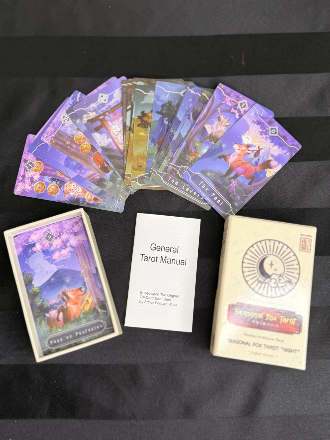 Seasonal Fox Tarot Deck Night Version