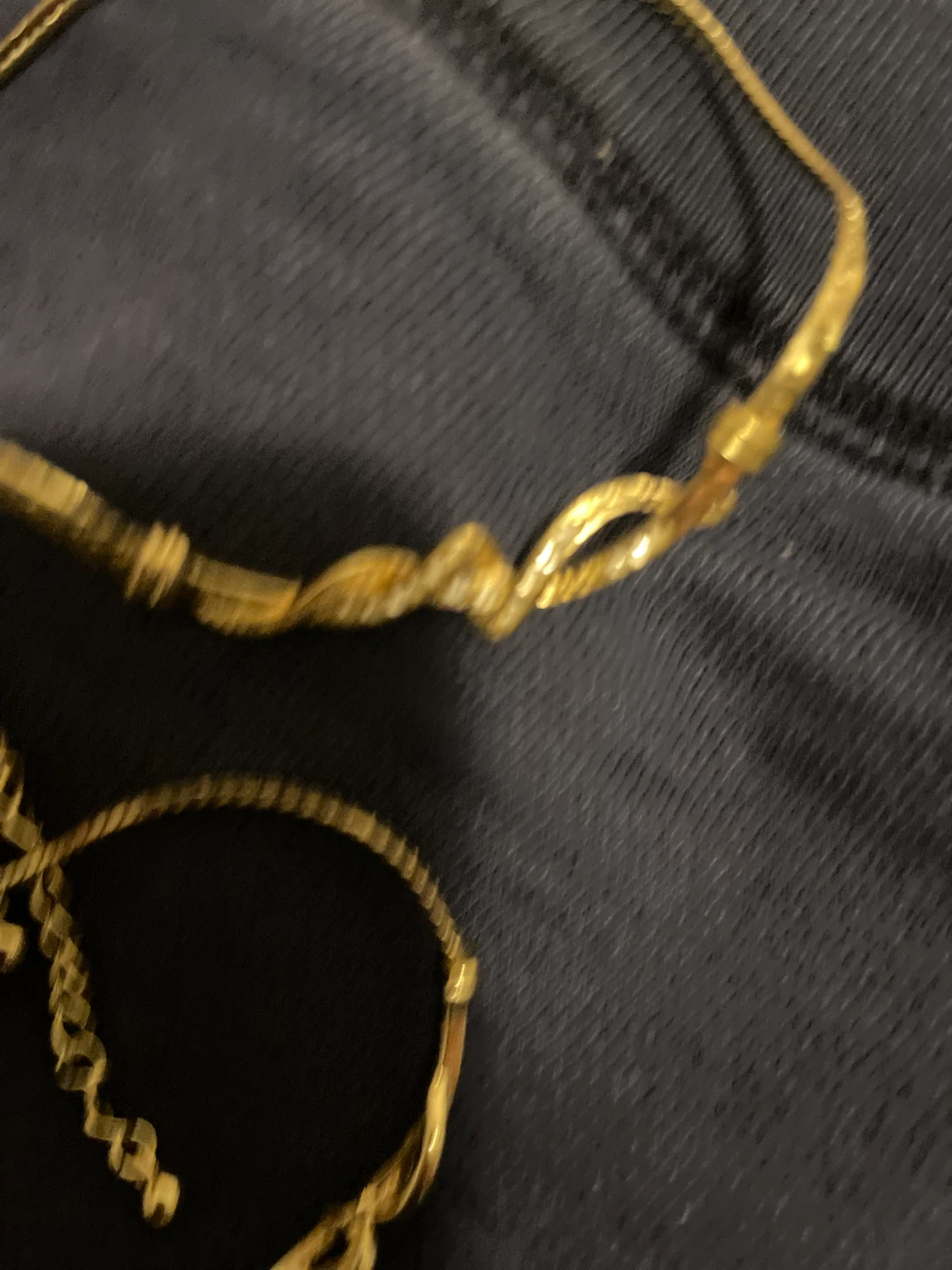 Gold-tone necklace and bracelet set - photo 4