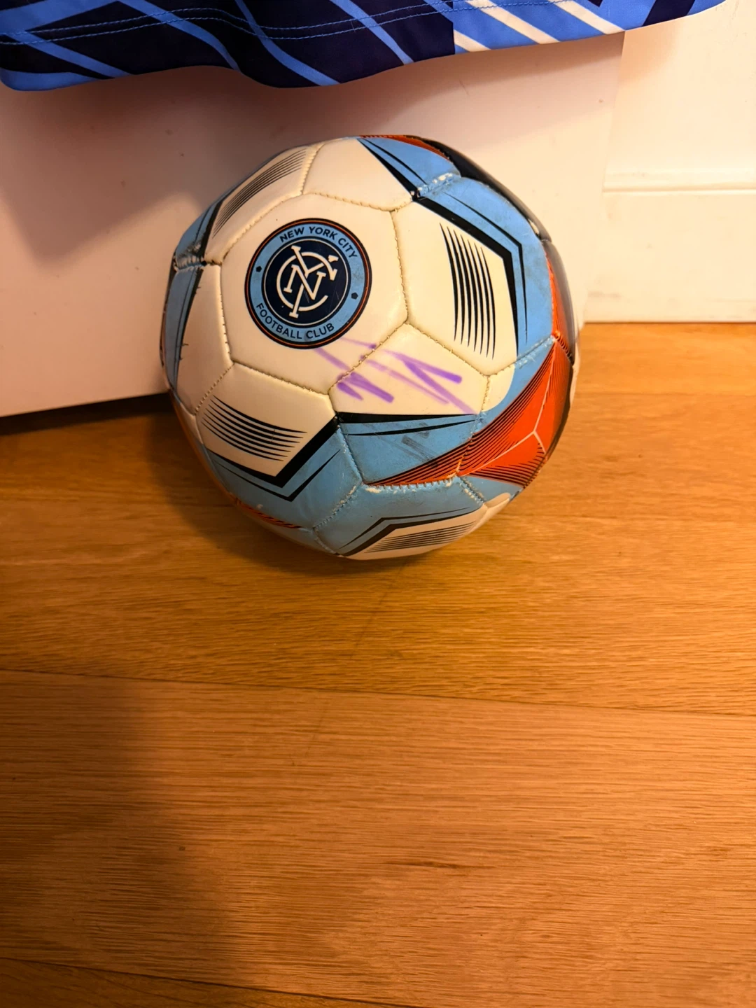 NYCFC Signed Jersey and Soccer Ball - photo 3