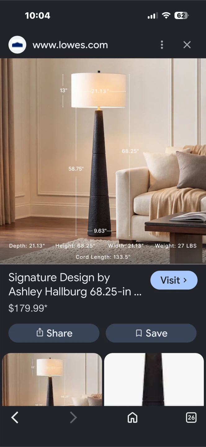 Signature Design by Ashley Hallburg Floor Lamp - photo 5