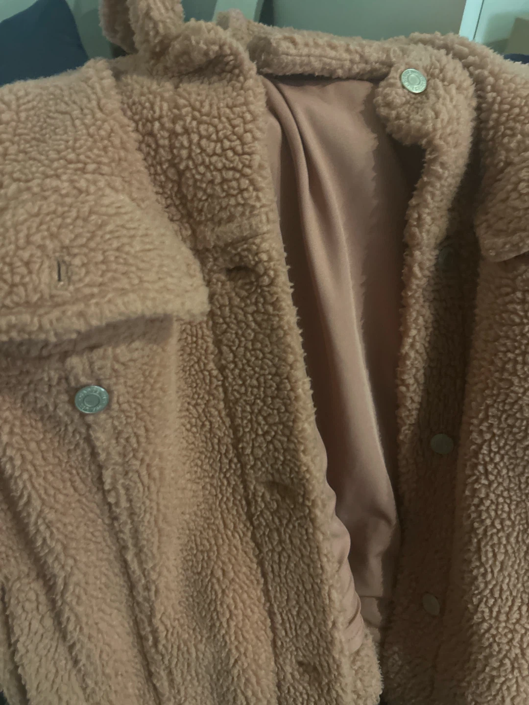 Gap Pink Teddy Sherpa Jacket - photo 2