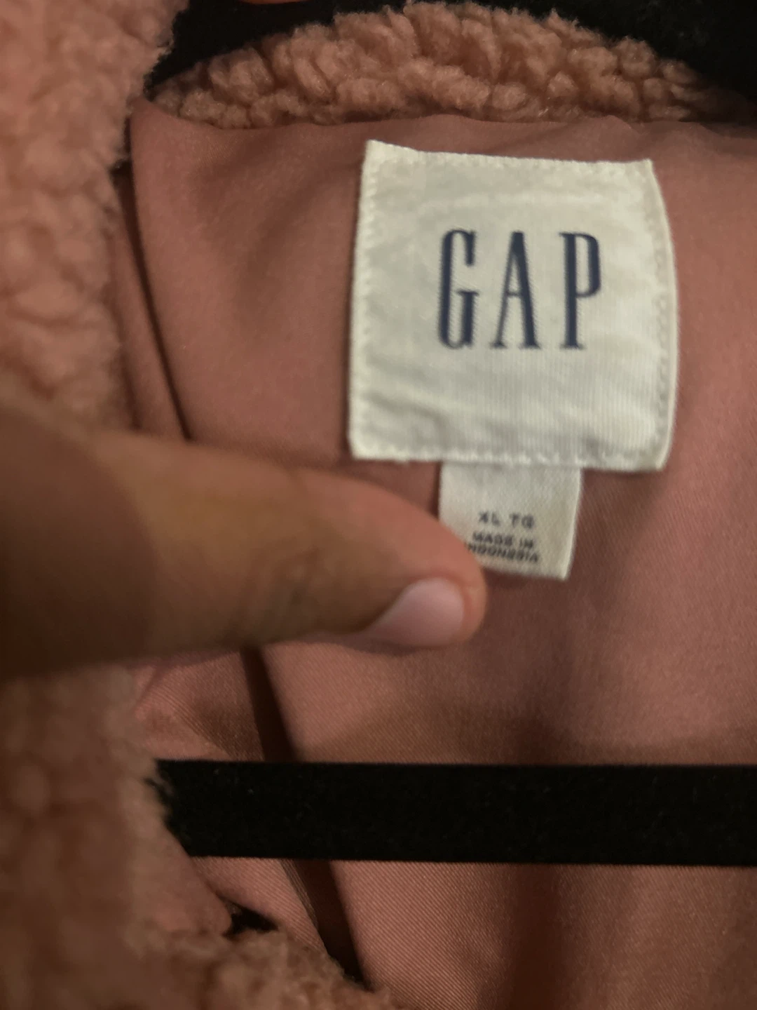 Gap Pink Teddy Sherpa Jacket - photo 3