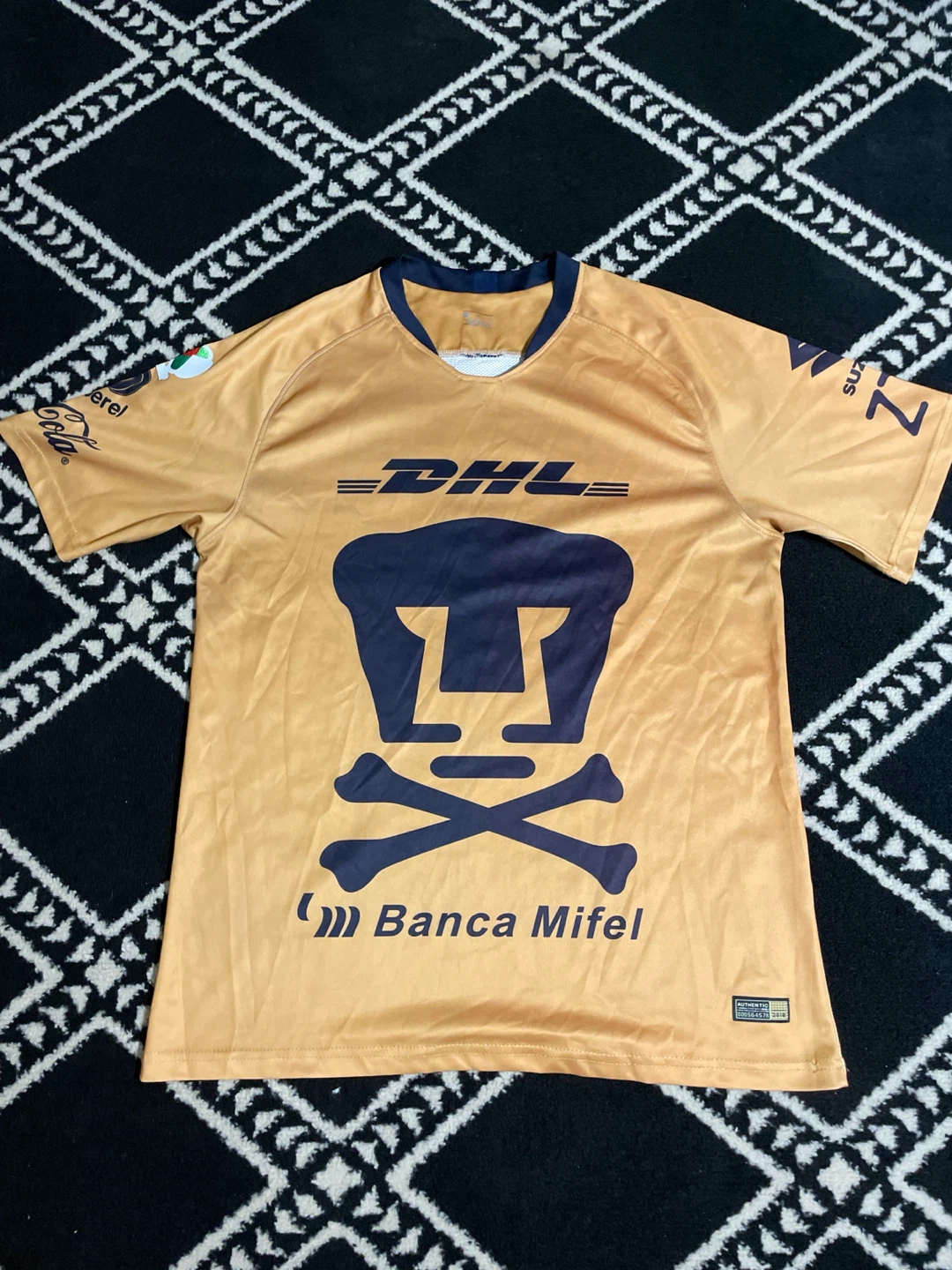Pumas UNAM Gold Soccer Jersey