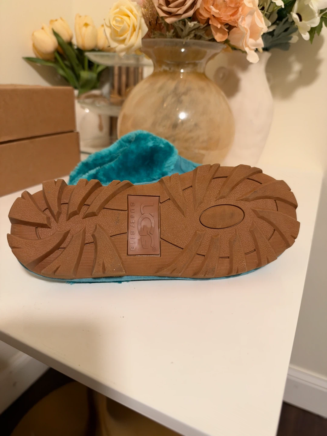 Ugg Australia Teal Suede Slippers - photo 2