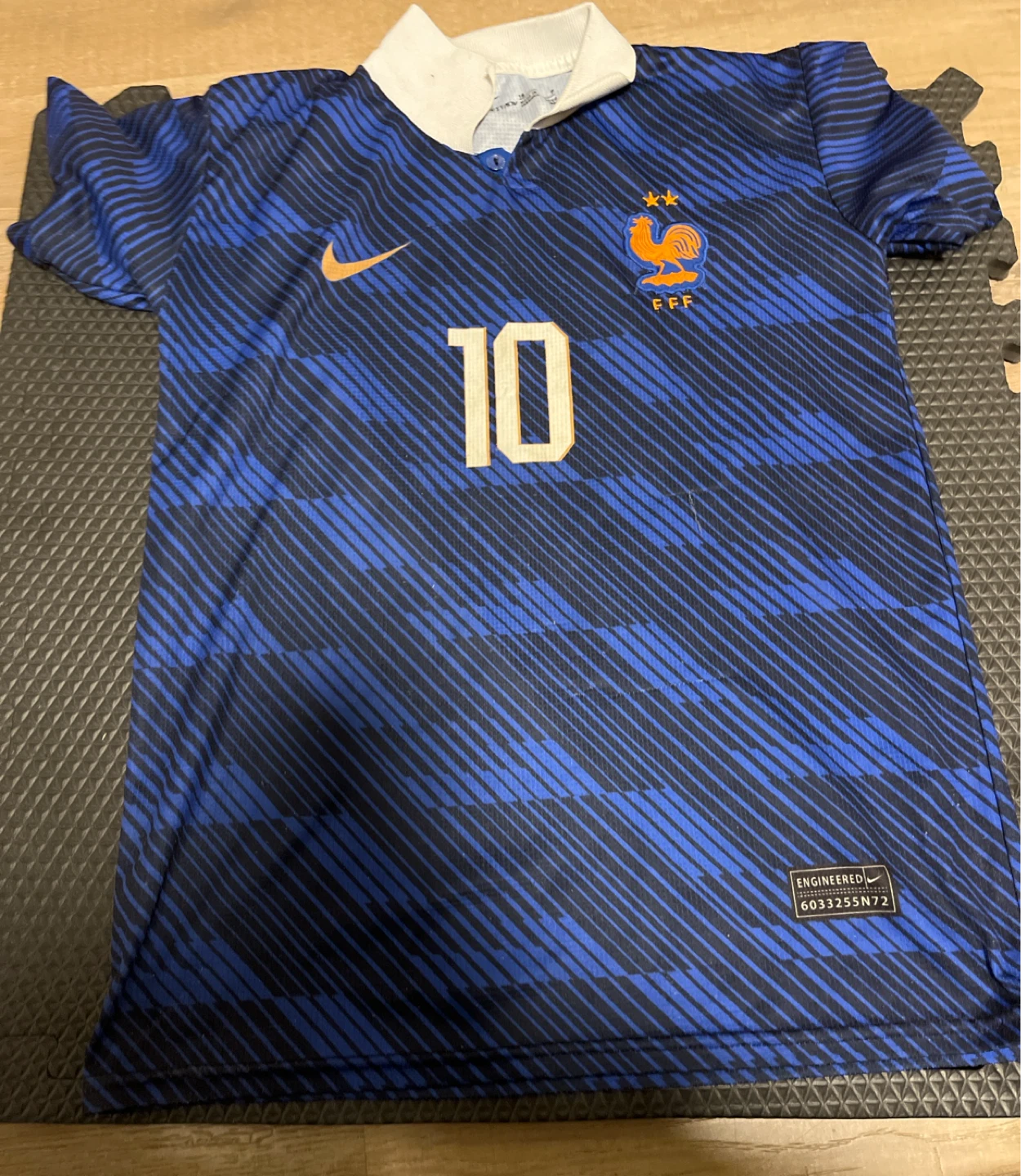 Nike France Mbappe #10 Soccer Jersey - photo 2