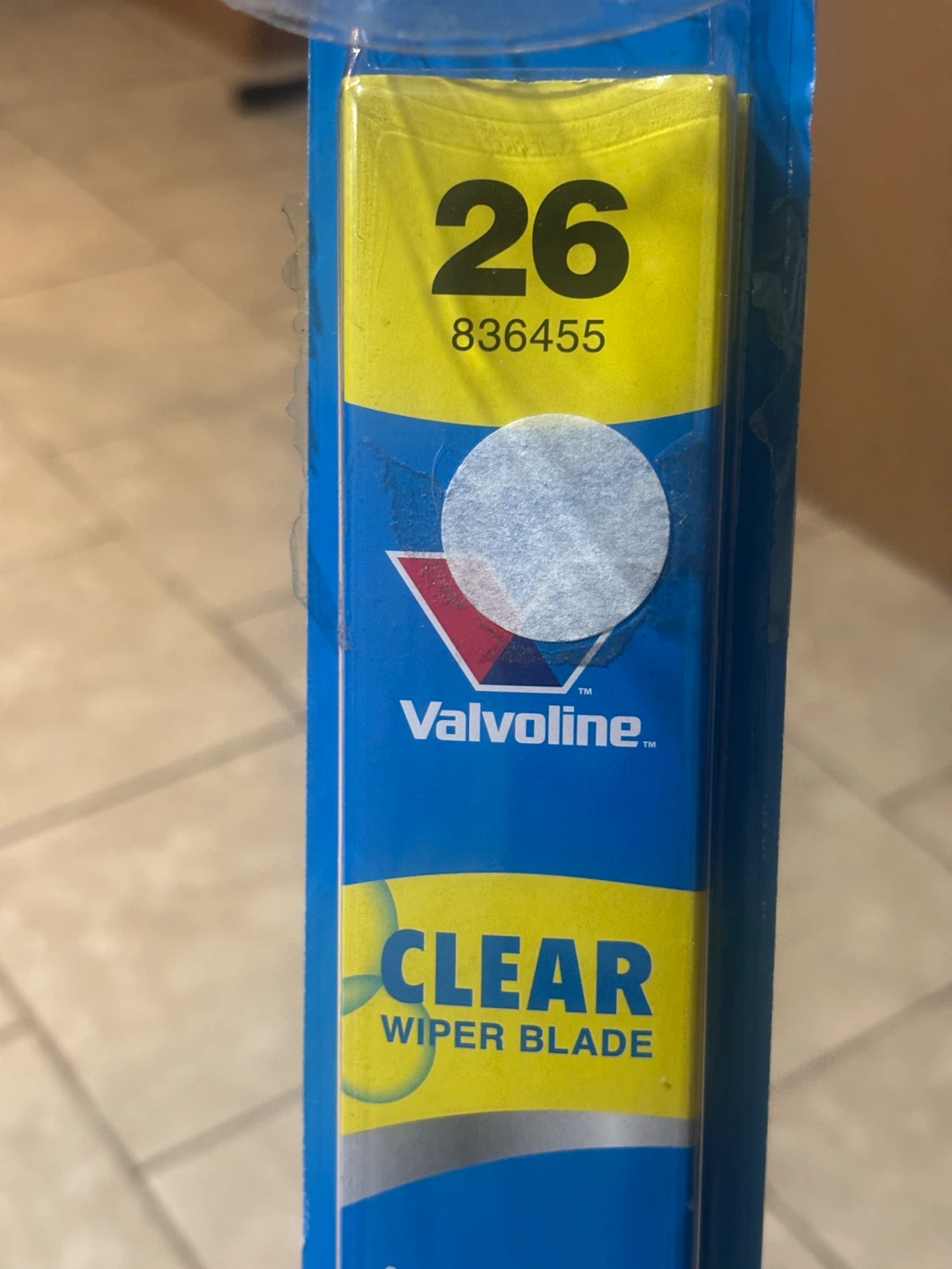 Valvoline 26 inch Clear Wiper Blade