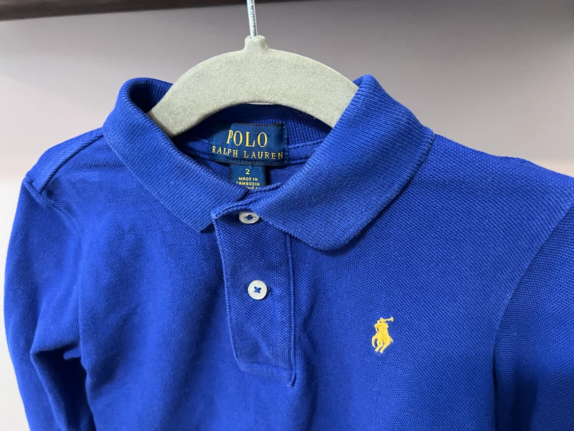 💙 Polo Ralph Lauren Boys Long-Sleeve Polo – Size 2 - photo 3