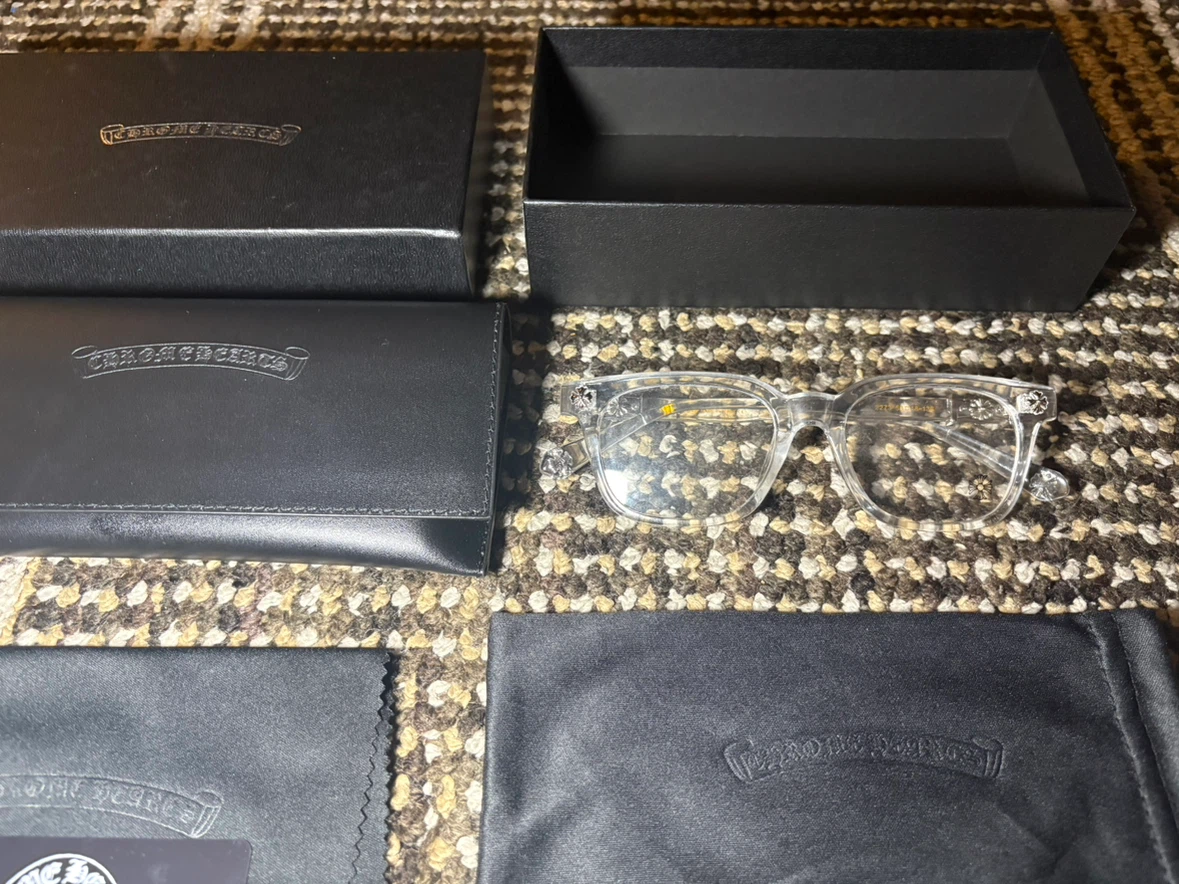 Chrome Hearts clear blue light glasses - photo 3