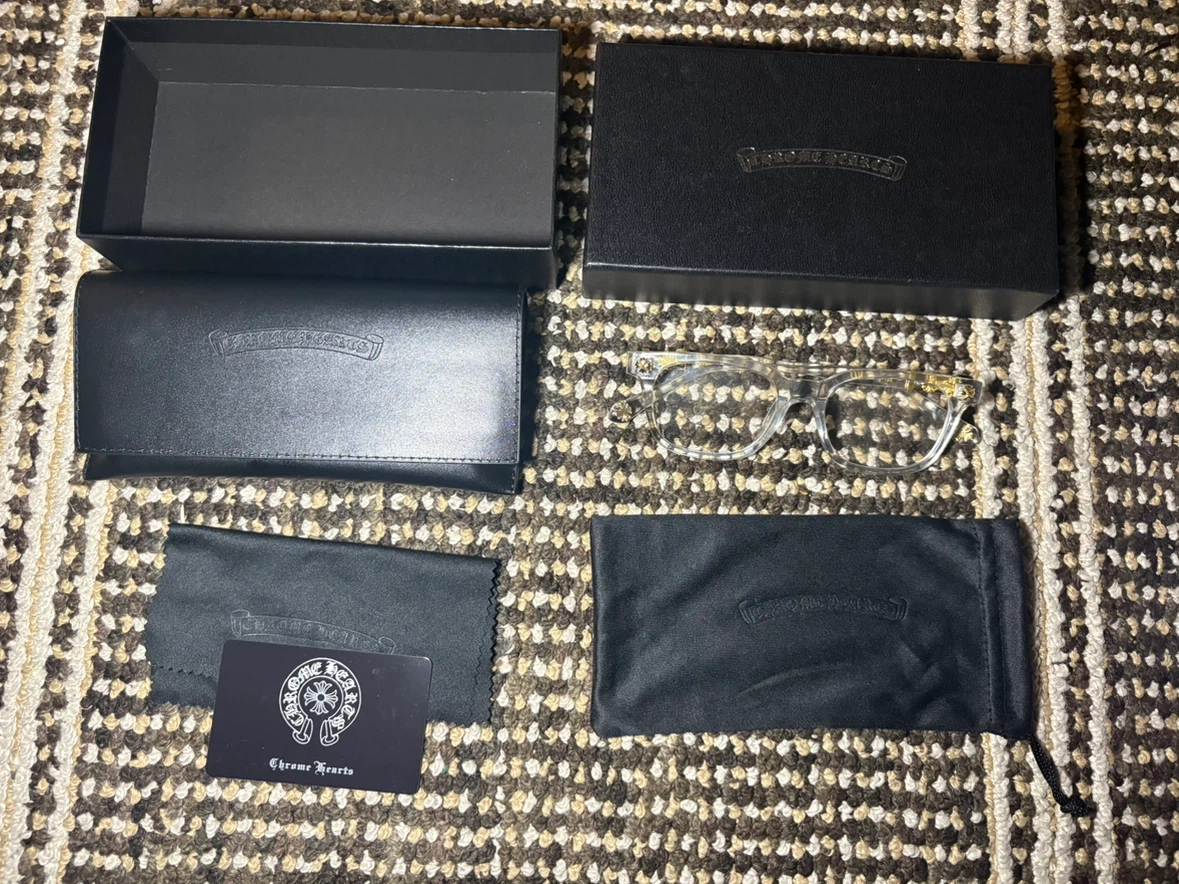 Chrome Hearts clear blue light glasses - photo 5