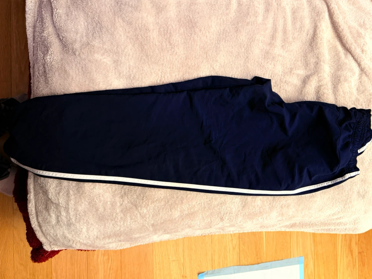 Navy Blue Athletic Track Pants - photo 2
