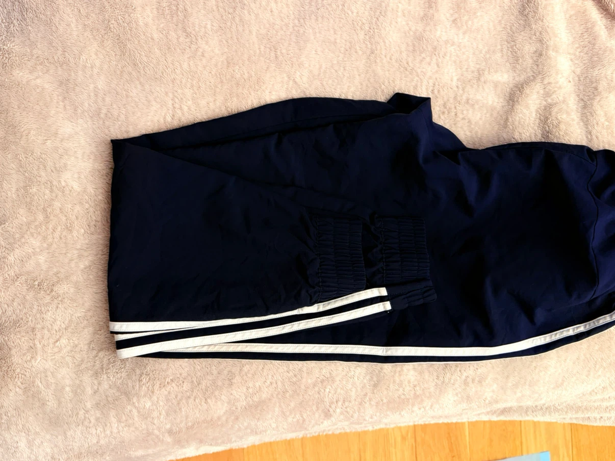 Navy Blue Athletic Track Pants - photo 3
