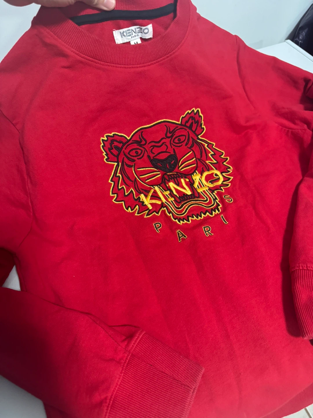 Kenzo Paris Red Tiger Sweatshirt - photo 3