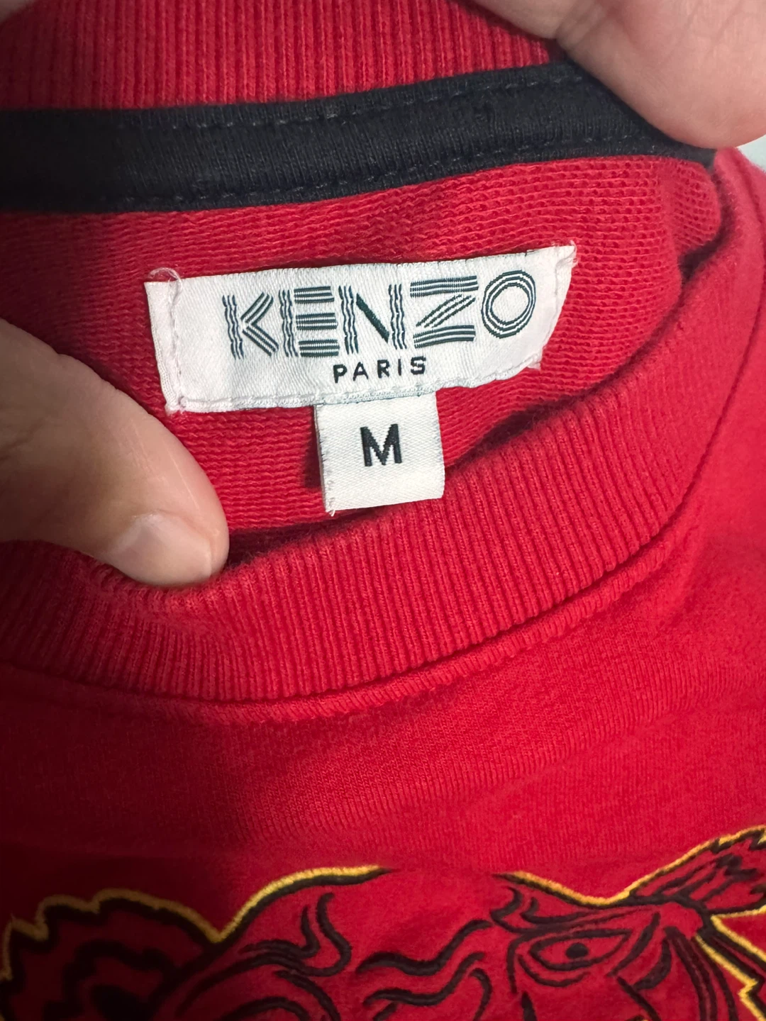 Kenzo Paris Red Tiger Sweatshirt - photo 4