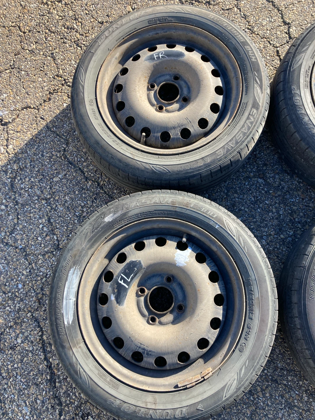 Set of 15” Steel Rims with 4x108mm Bolt Pattern - photo 2