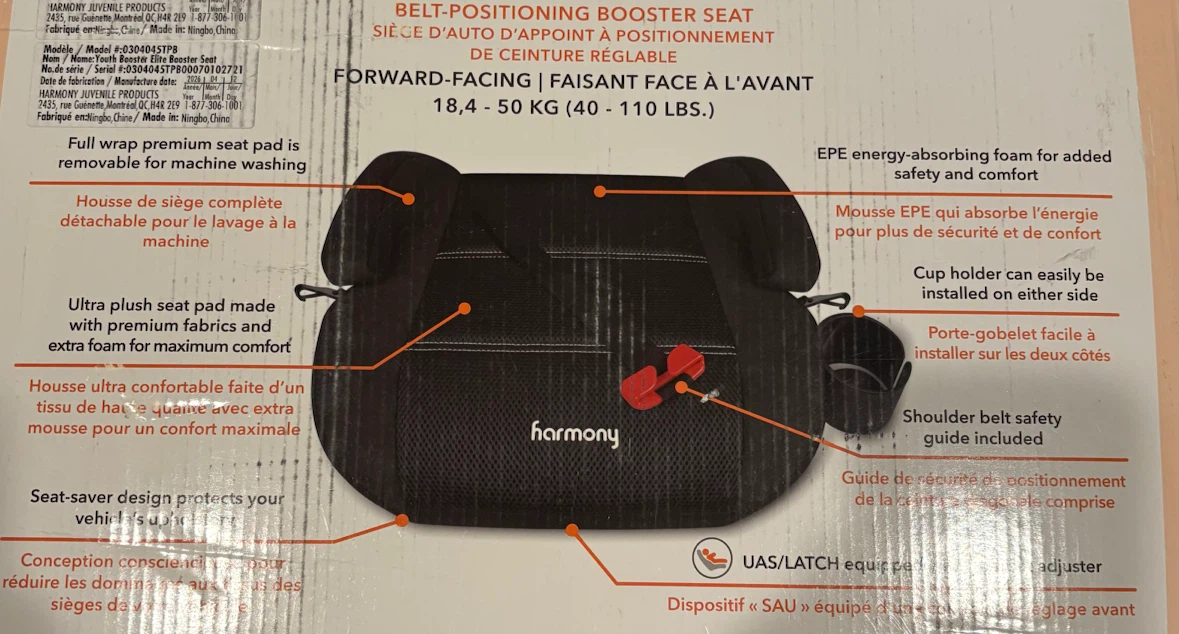 Harmony Youth Booster Elite Seat - photo 2