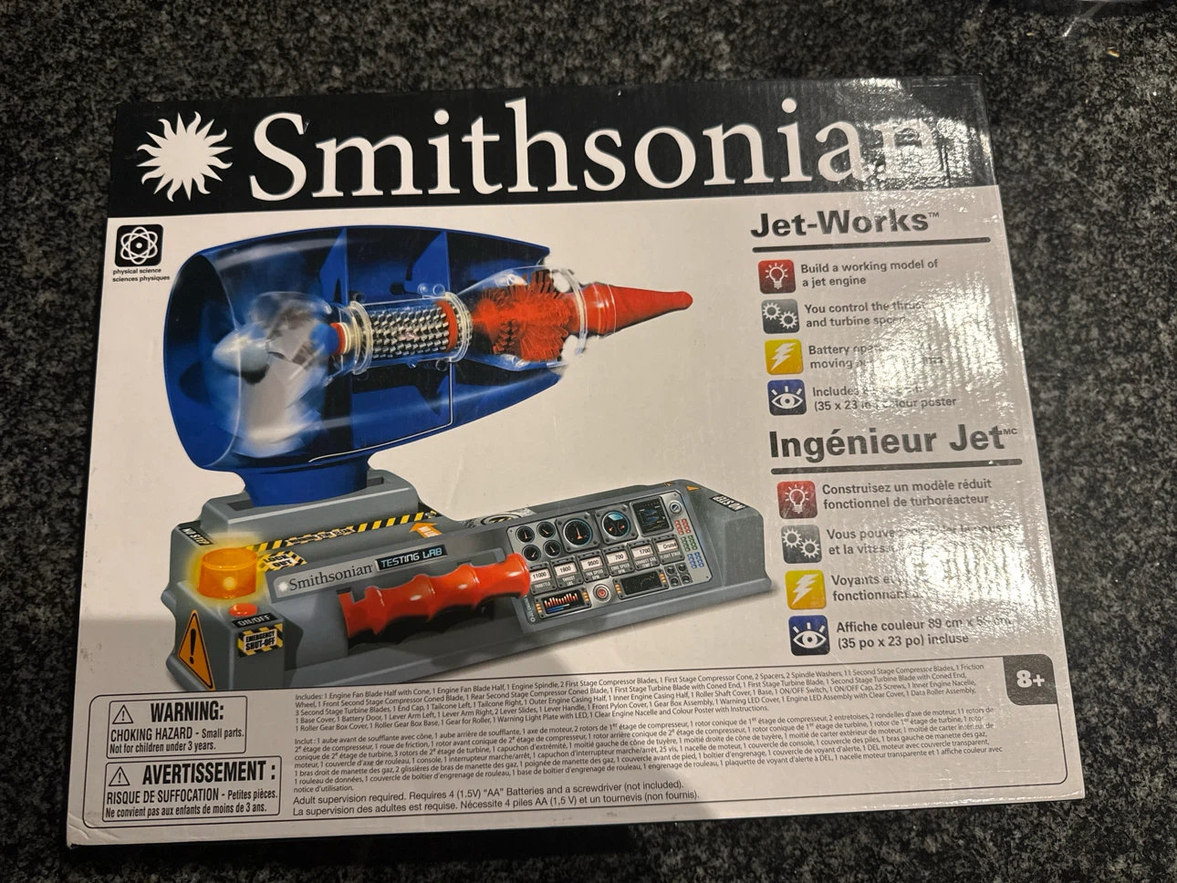 Smithsonian Jet-Works Model Kit New Sealed