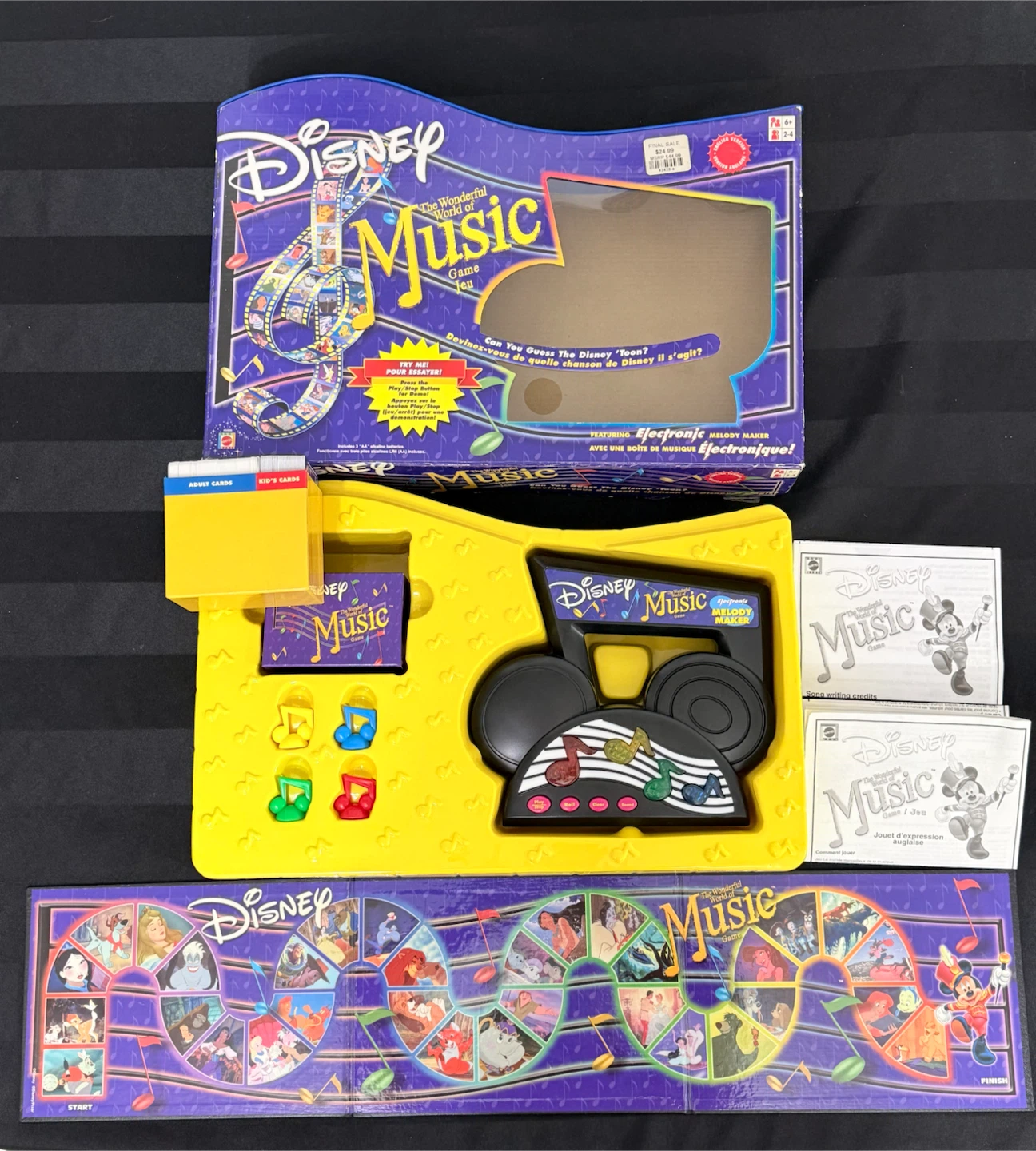Disney The Wonderful World of Music Board Game