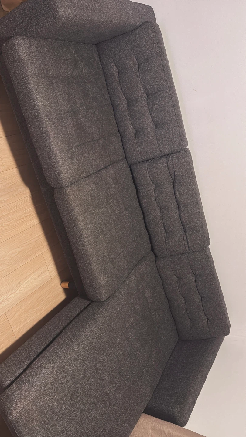 Dark Grey Sectional Sofa - photo 2