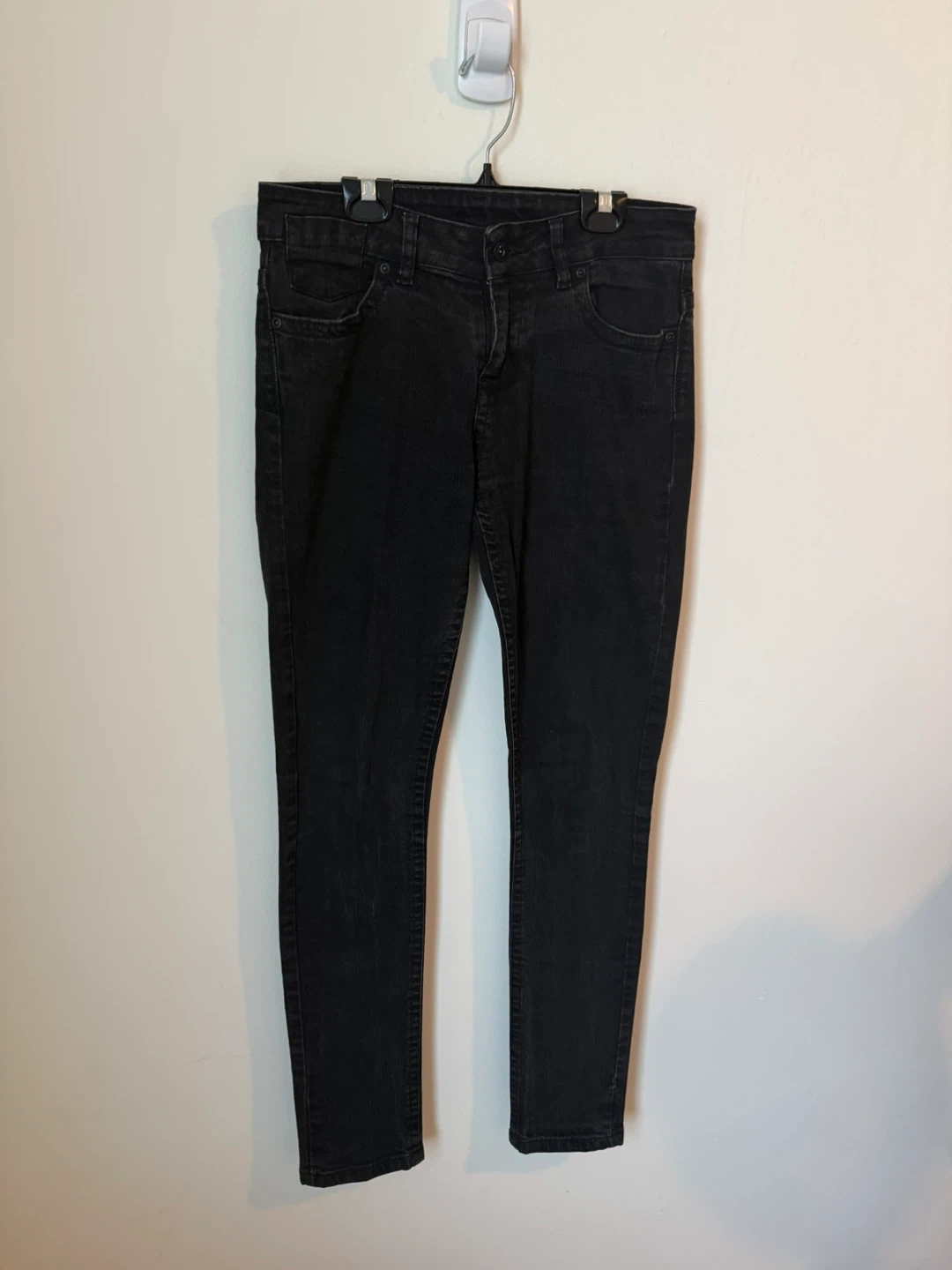 Denim Co women’s black skinny jeans - sz 12 - photo 2