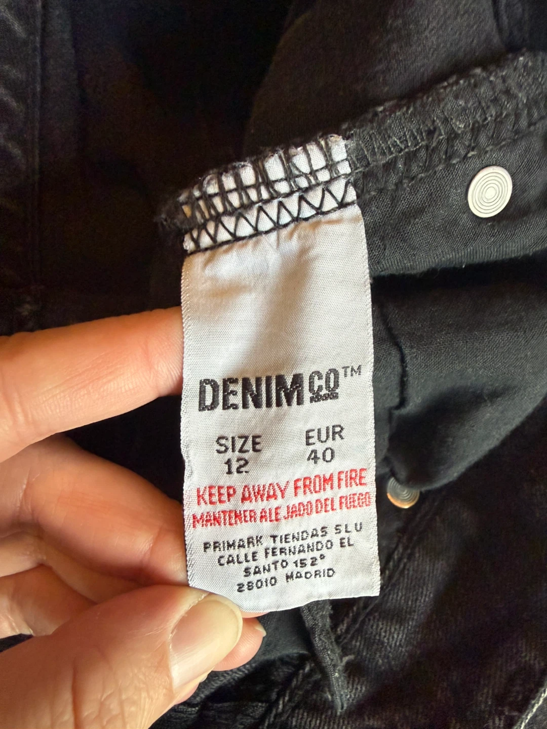 Denim Co women’s black skinny jeans - sz 12 - photo 5