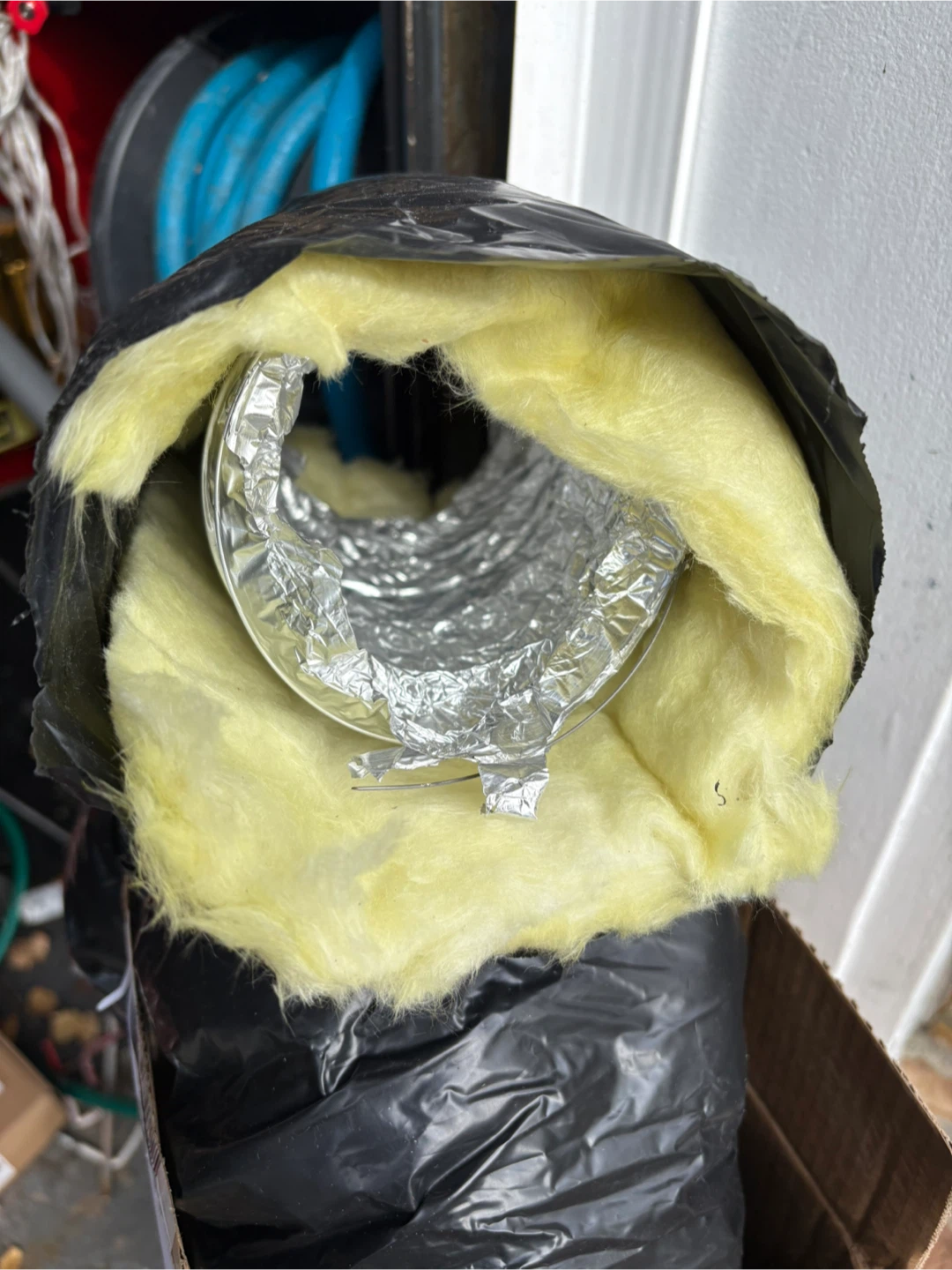 4 Inch Insulated Flexible HVAC Duct 25 ft