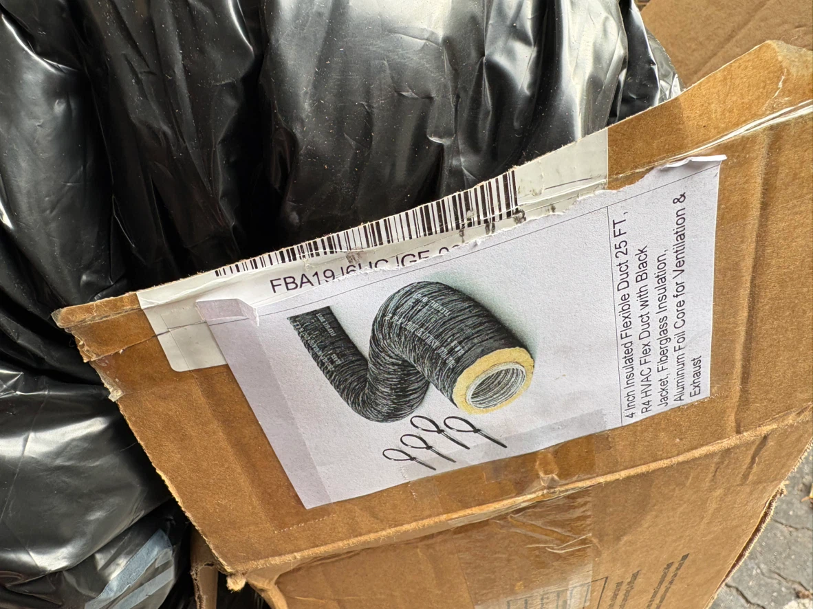 4 Inch Insulated Flexible HVAC Duct 25 ft - photo 2