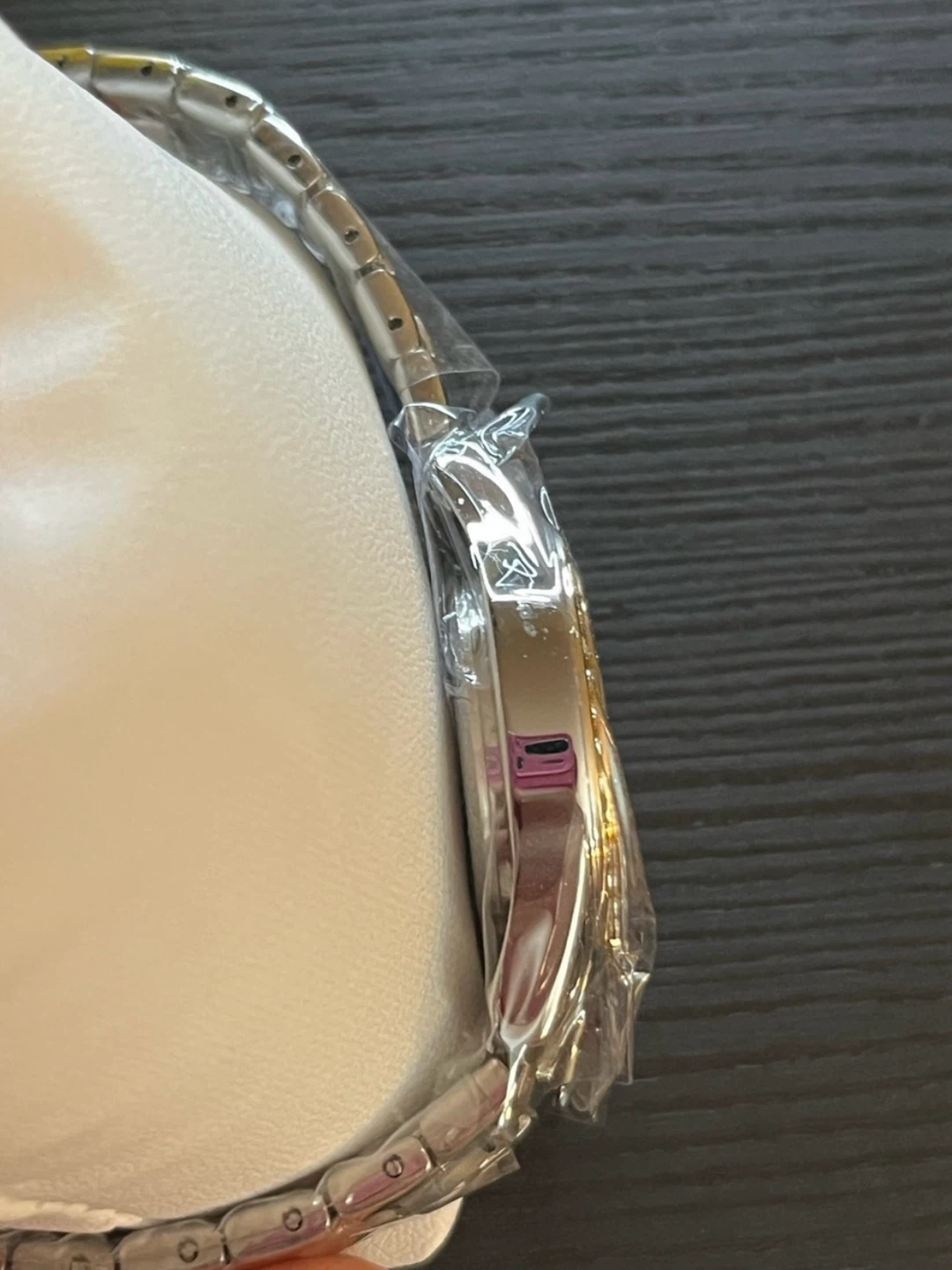 Invicta Angel Silver Gold Crystal Watch 30mm NEW - photo 5
