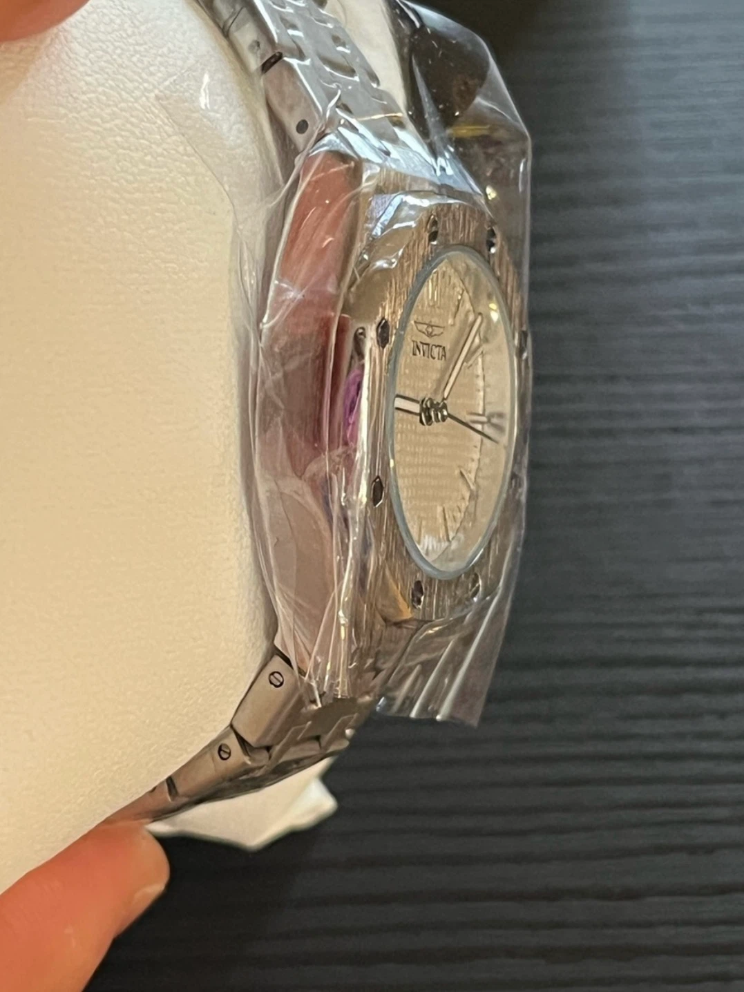 Invicta Angel Silver Gold Crystal Watch 30mm NEW - photo 5