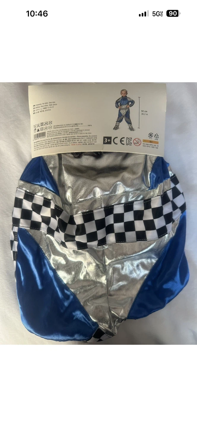 Halloween Child Car Racer Costume - photo 3