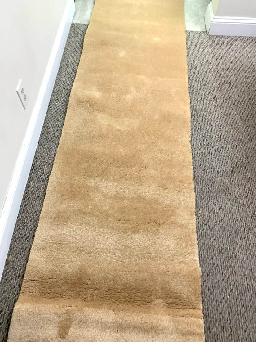 Extra Long Hallway Runner Rug Beige Carpet Floor Mat  13.5 Ft - photo 3