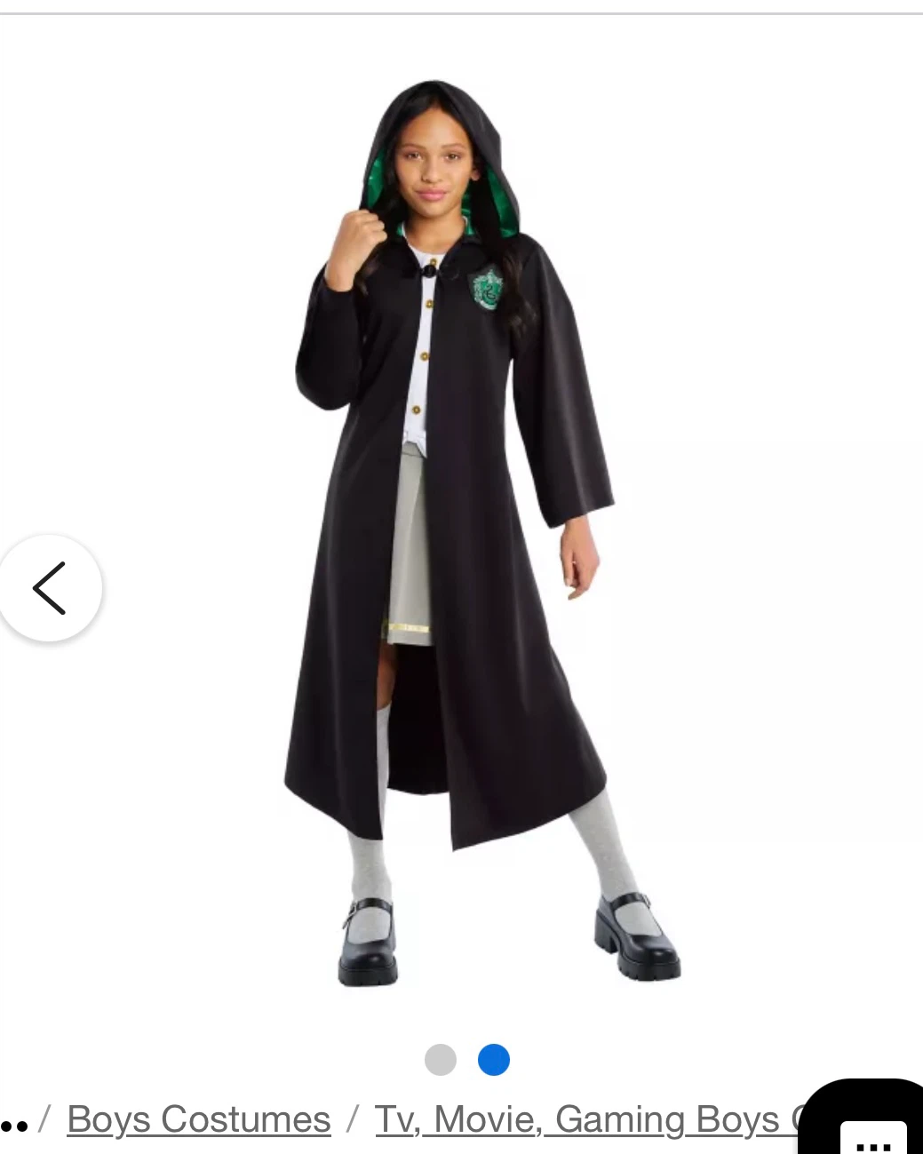 Harry Potter Slytherin Costume / holloween costume - photo 2