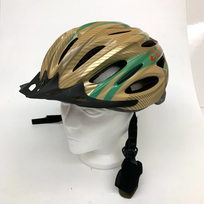 CCM Bicycle Helmet in Gold and Green
