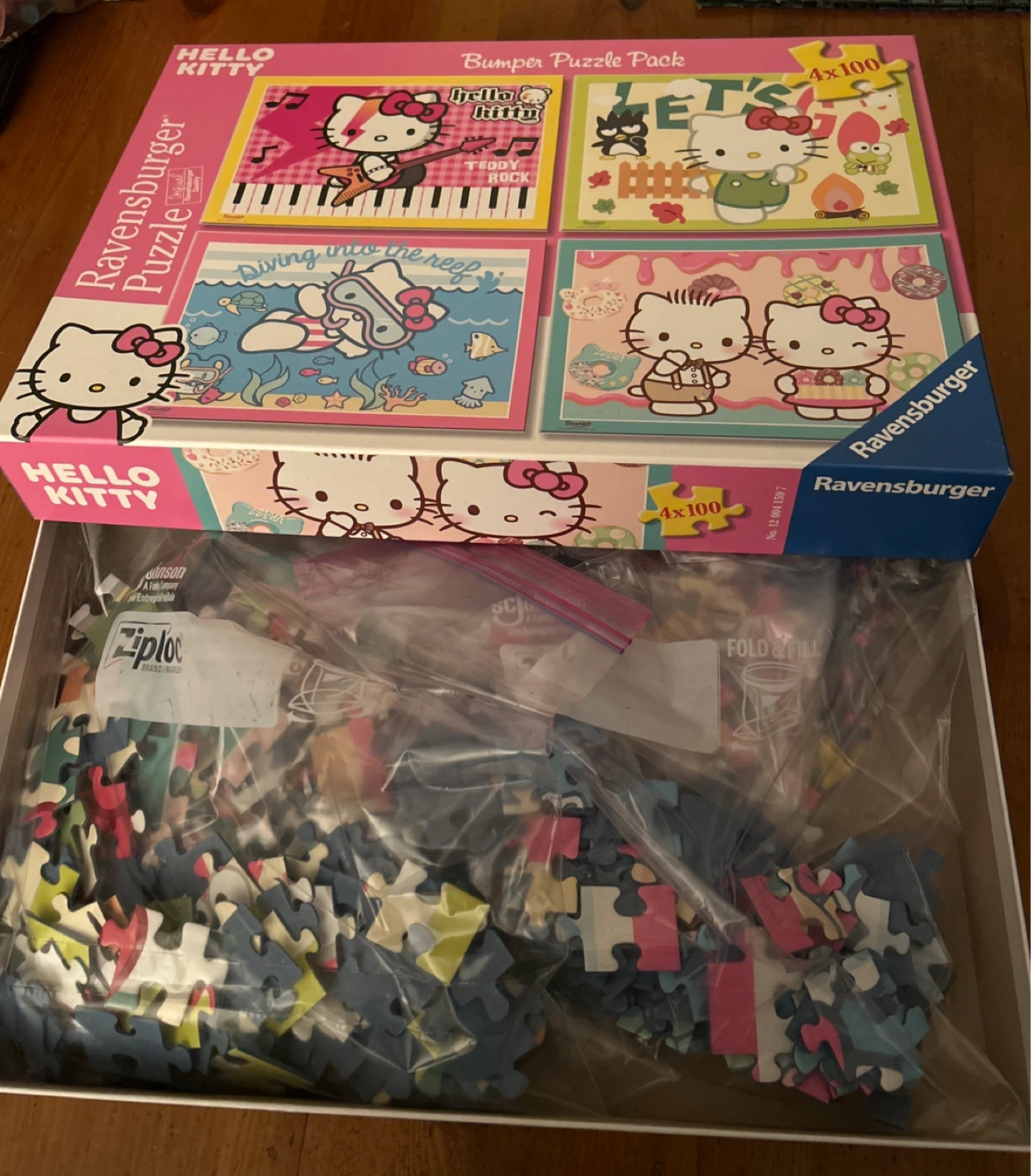 Hello Kitty Pack of Four 100-Piece Puzzles - photo 2