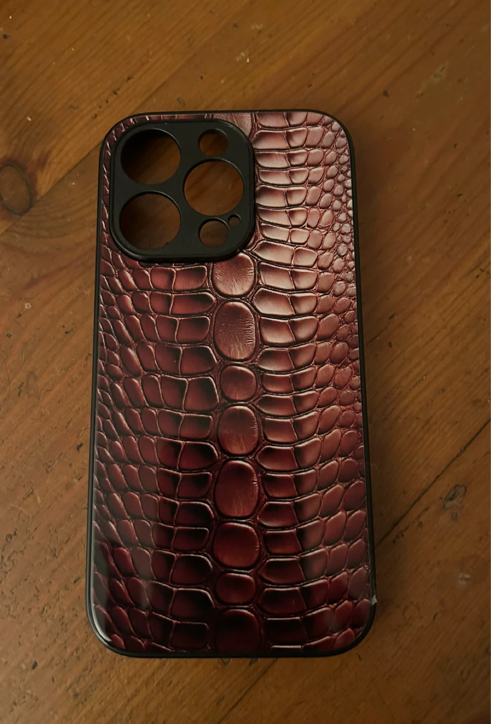 iPhone 14 Pro Faux Croc Skin Cellphone Case