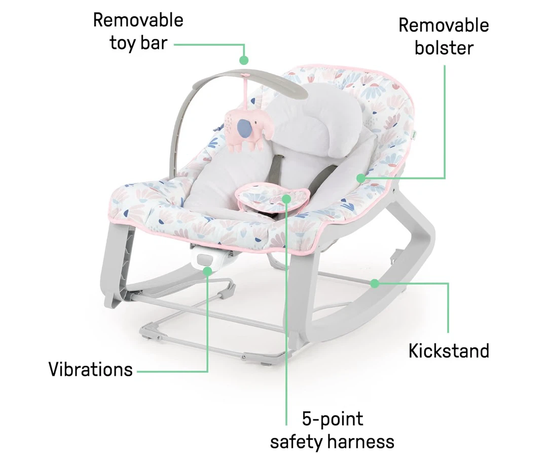 Ingenuity Keep Cozy 3-in-1 Grow With Me Baby Bouncer and Rocker - photo 3