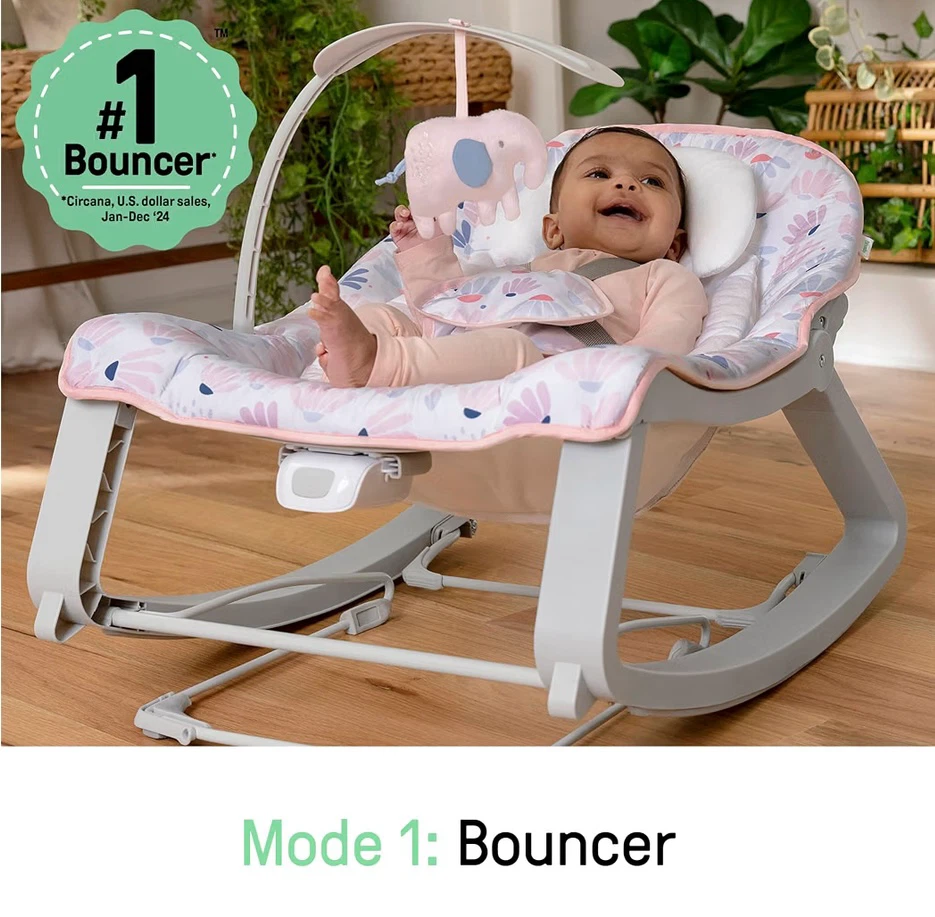 Ingenuity Keep Cozy 3-in-1 Grow With Me Baby Bouncer and Rocker - photo 4