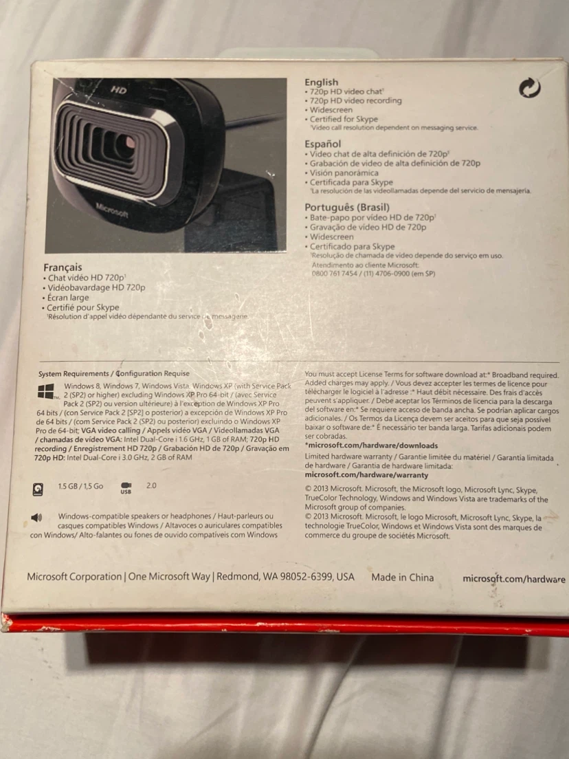 Microsoft LifeCam HD-3000 web cam - photo 2