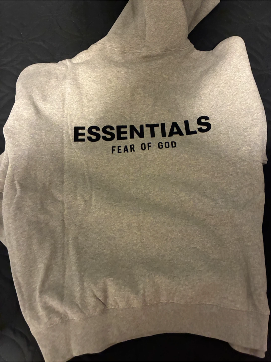 Fear of God Essentials Hoodie Dark Oatmeal Medium - photo 3