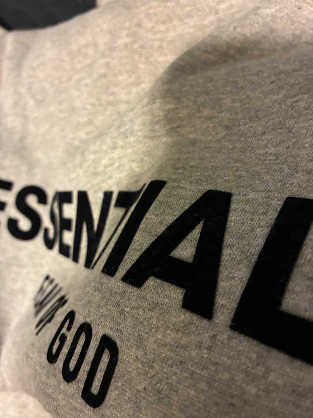 Fear of God Essentials Hoodie Dark Oatmeal Medium - photo 4