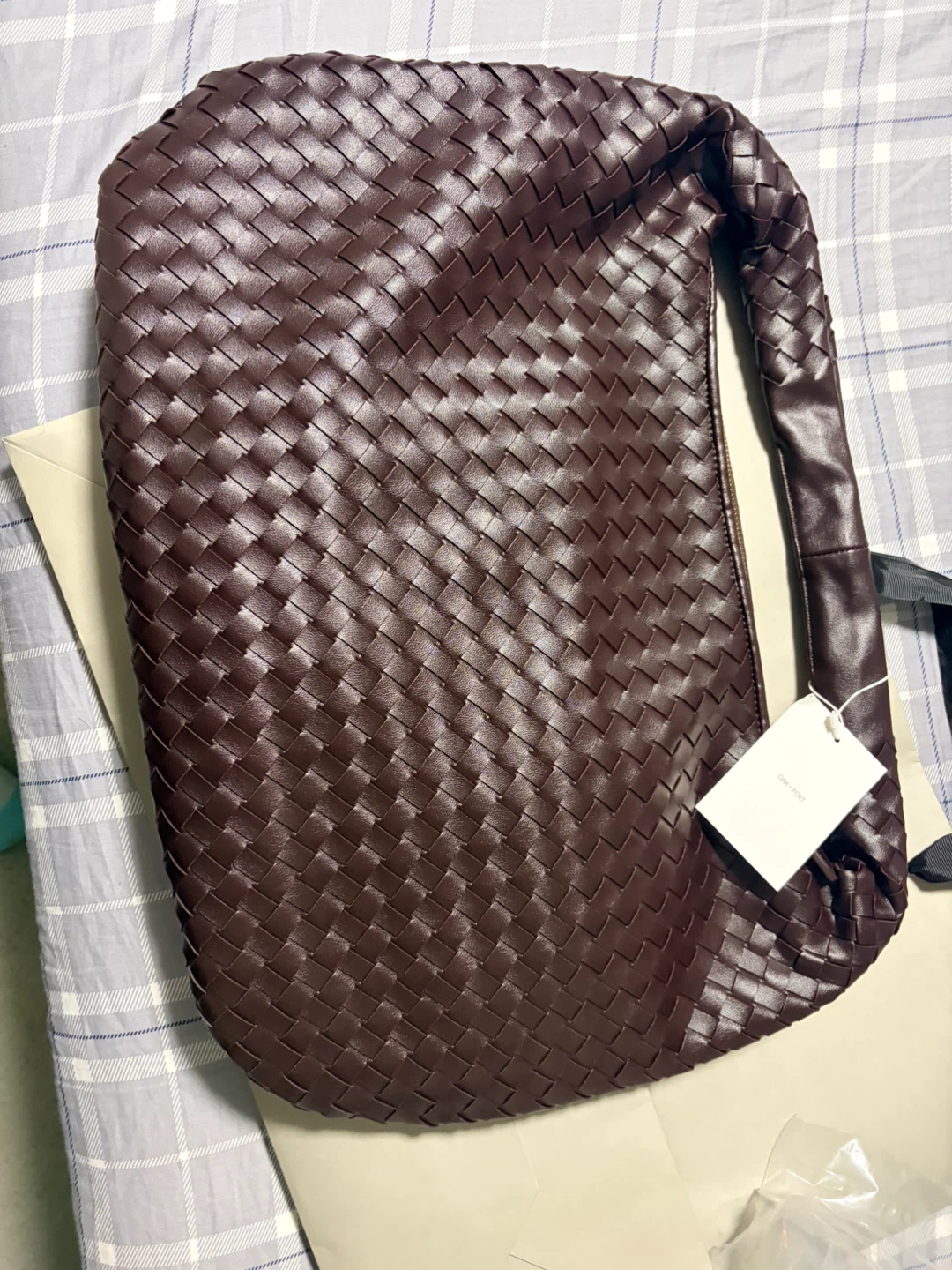 Oak + Fort Woven Shoulder Bag Brand New with tags - photo 2