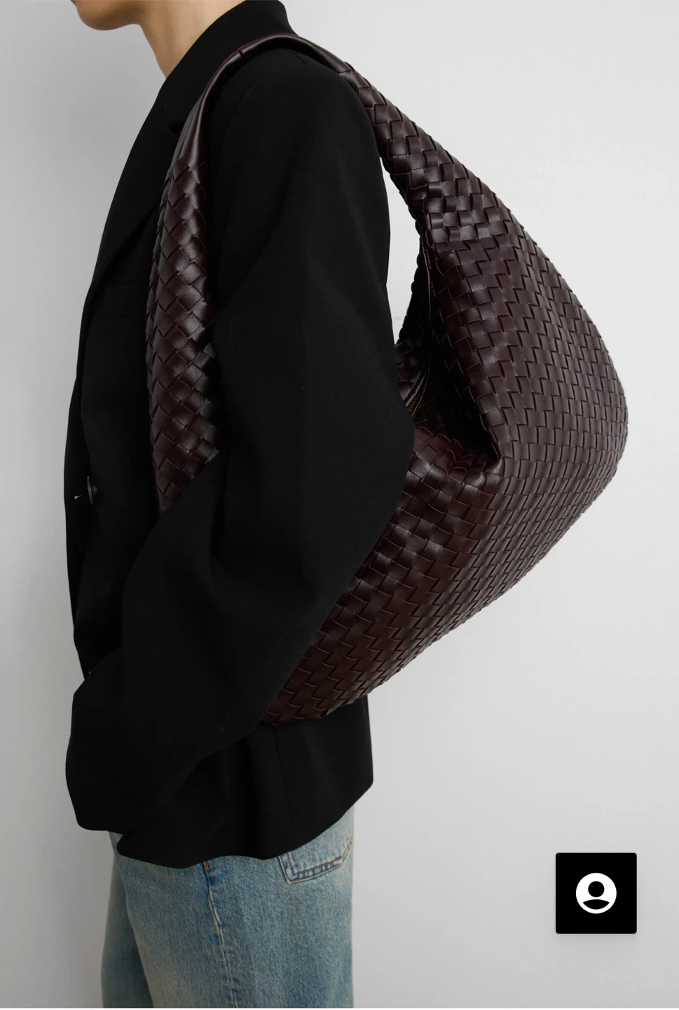 Oak + Fort Woven Shoulder Bag Brand New with tags - photo 3