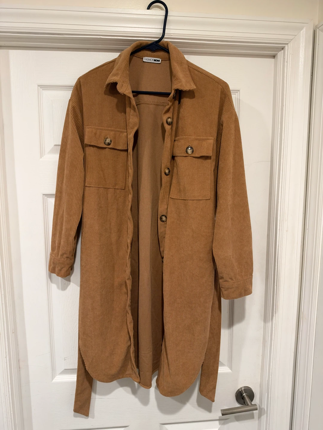 Fashion Nova Corduroy Shirt Jacket