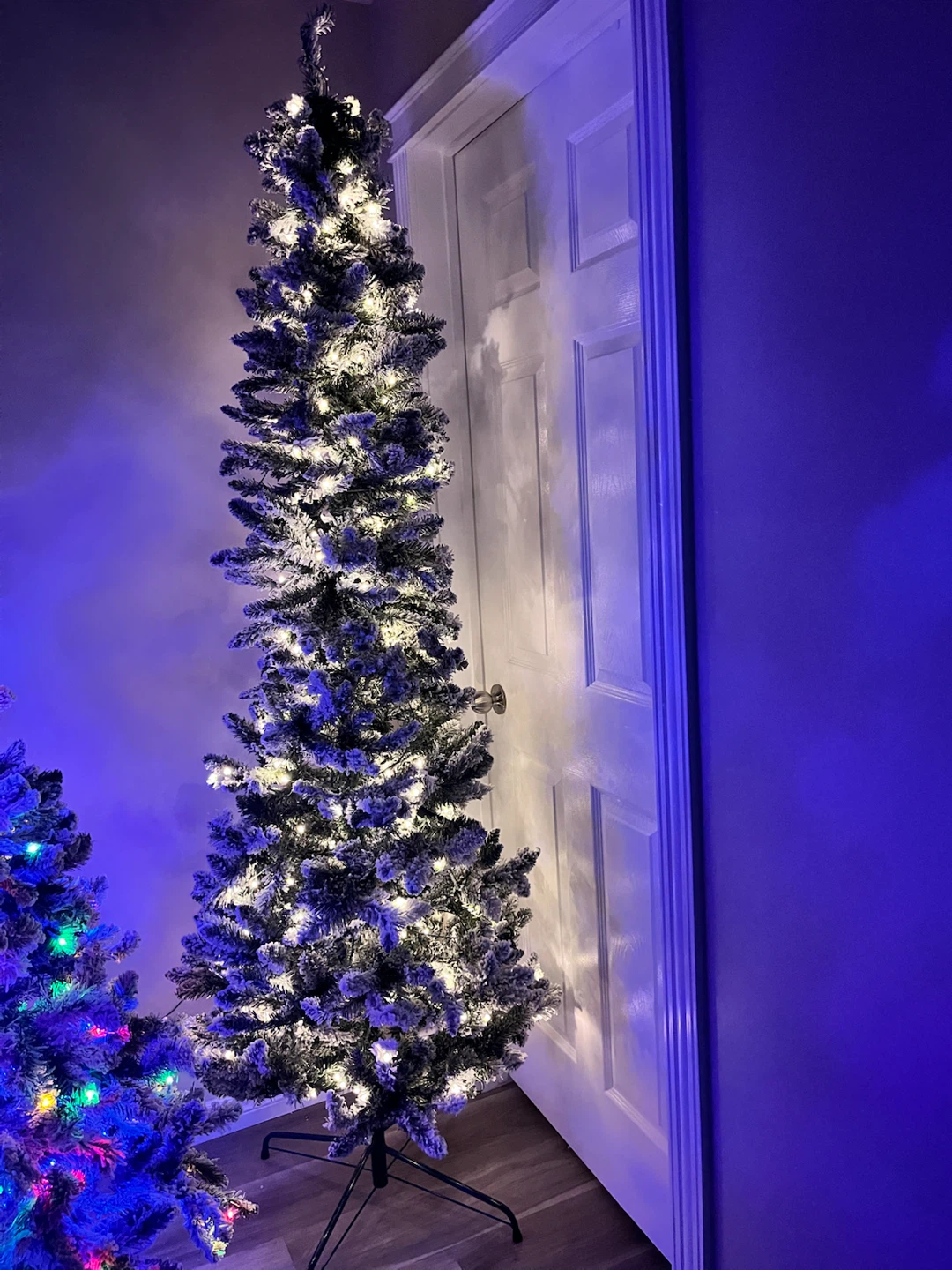 Pre-lit Flocked Christmas Trees - photo 3