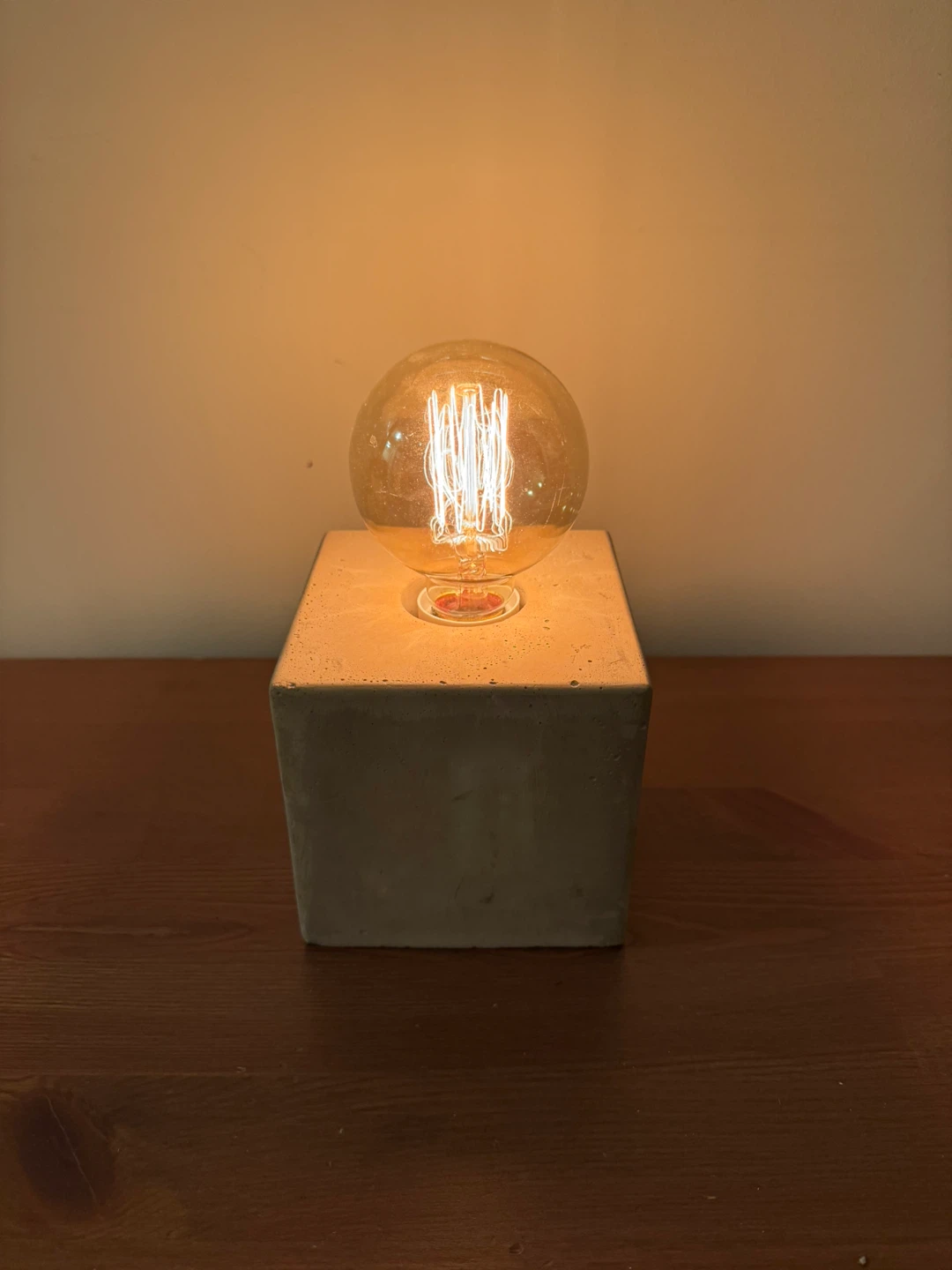 Concrete Base Table Lamp