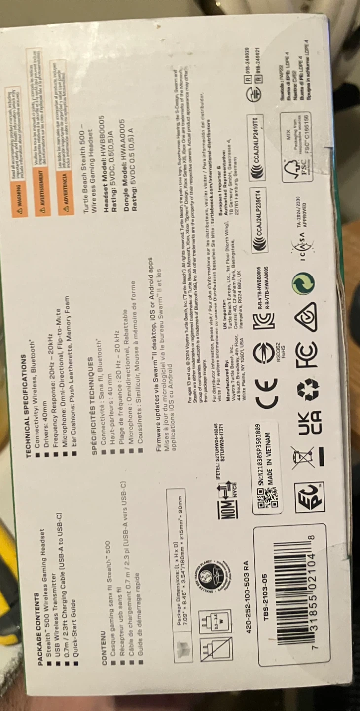 Turtle Beach Stealth 500 Wireless Xbox Headset - Sealed - photo 3