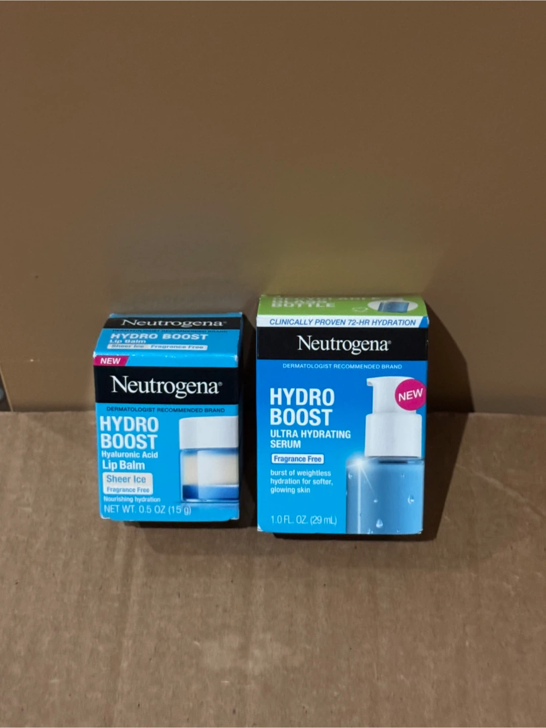 Neutrogena Hydro Boost Lip Balm and Serum Set