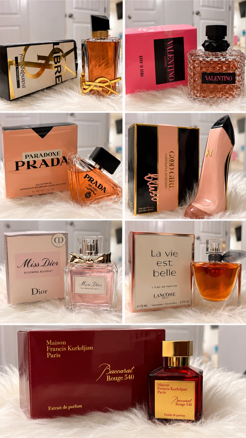 Selection of Luxury Designer Fragrances