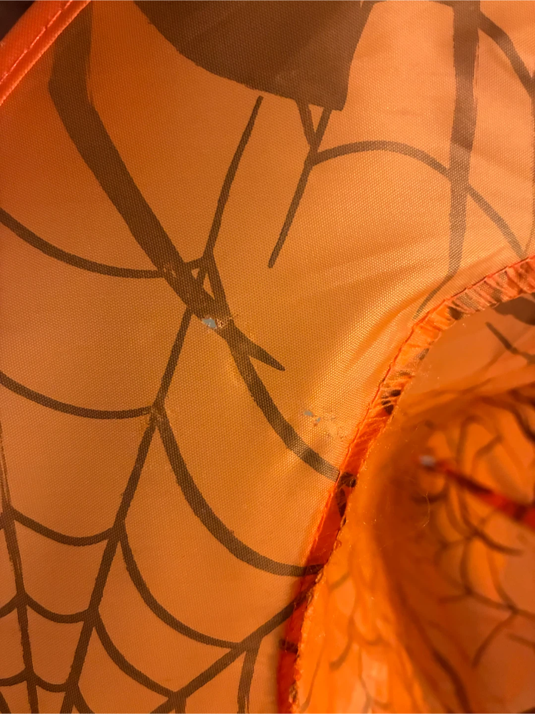 Orange Spider Web Witch Hat - photo 3