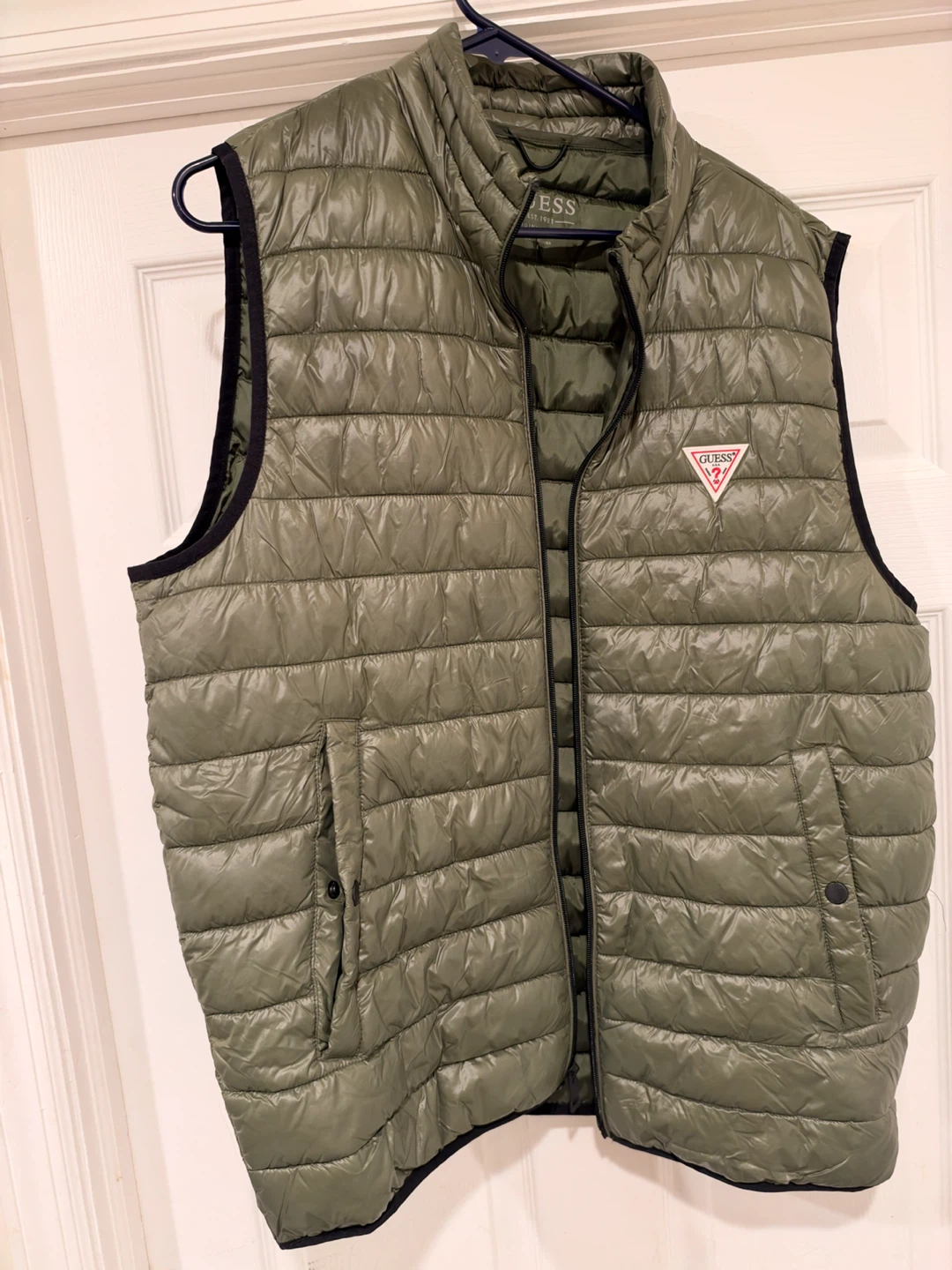Guess Olive Puffer Vest